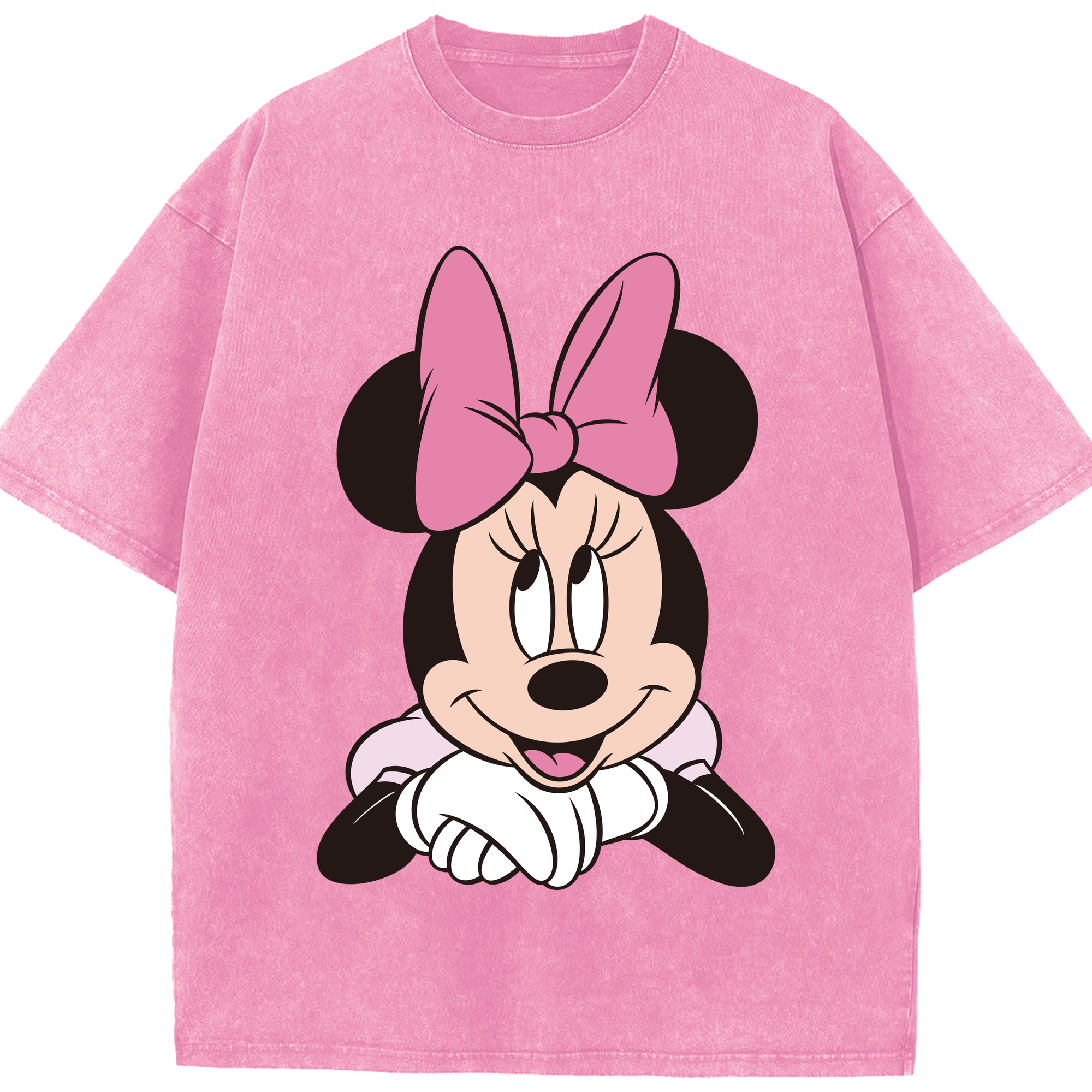 （画像用） ミッキーマウス Mickey Mouse 綿100% ヴィンテージ風 半袖Tシャツ（フロントプリント）